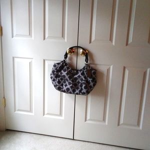 Black & Grey Coach Purse